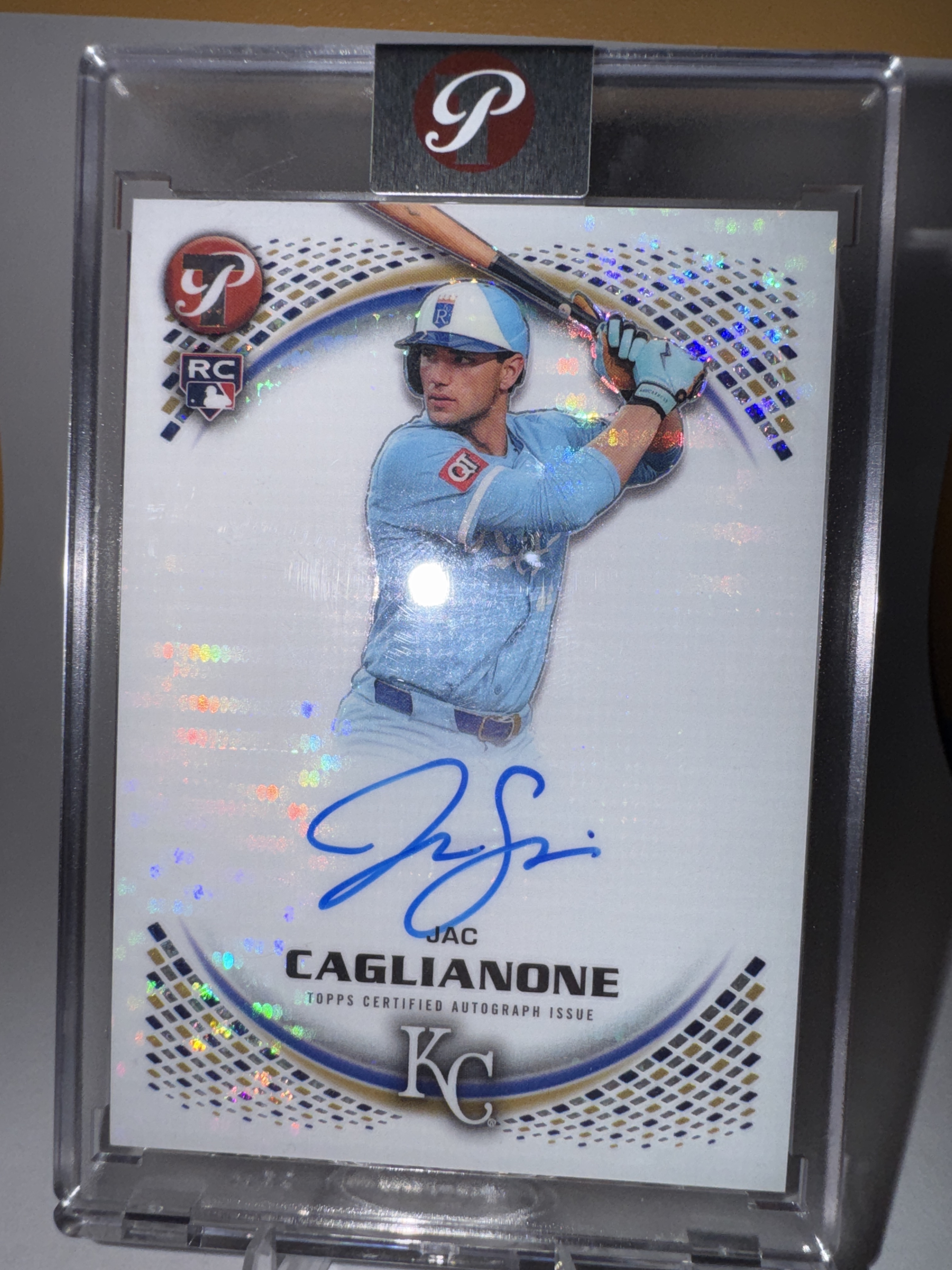 2026 Topps Pristine Baseball Jac Caglianone #PA-JC Base, Raw, front of the card