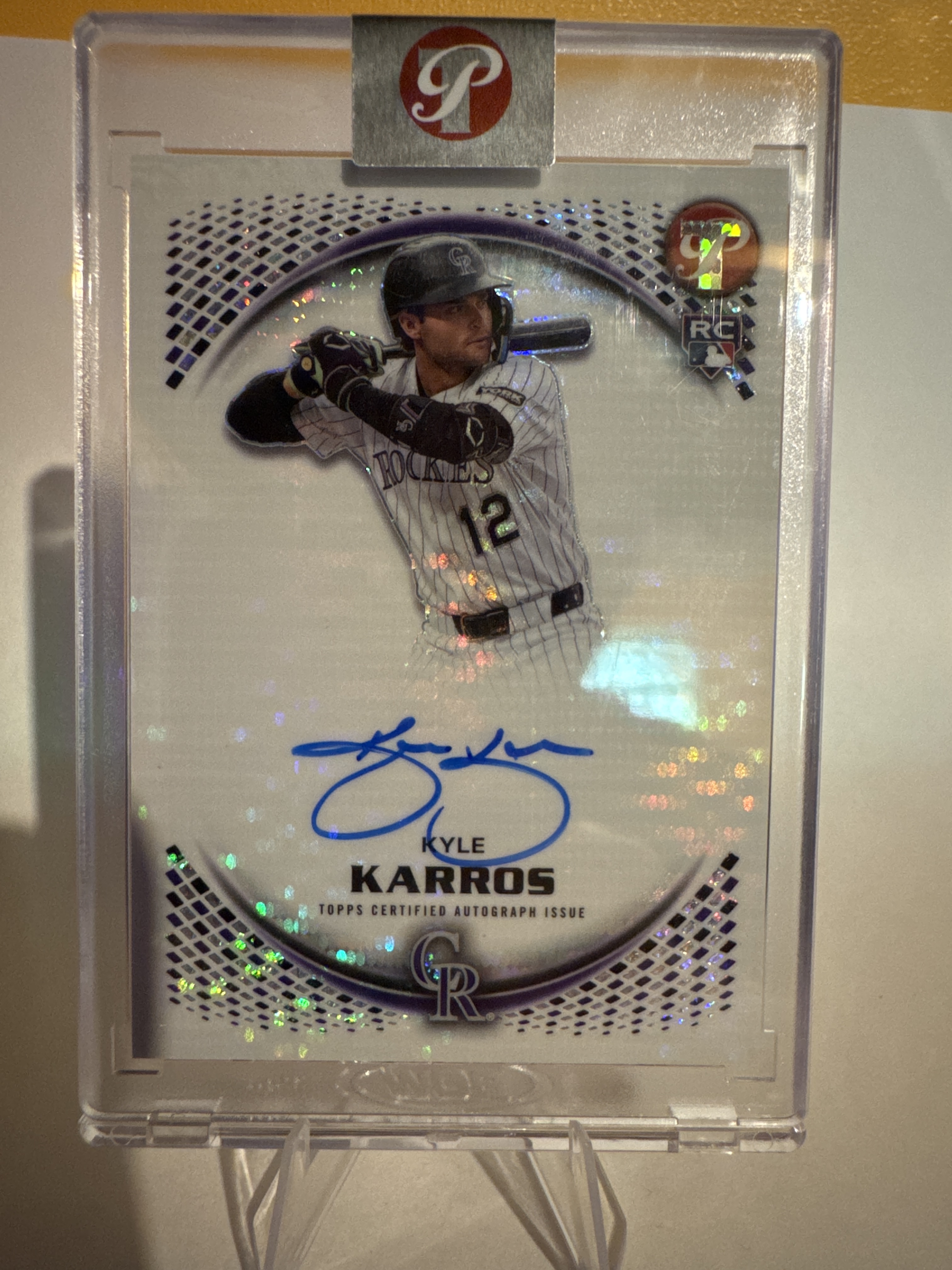 2026 Topps Pristine Baseball Kyle Karros #PA-KK Base, Raw, front of the card