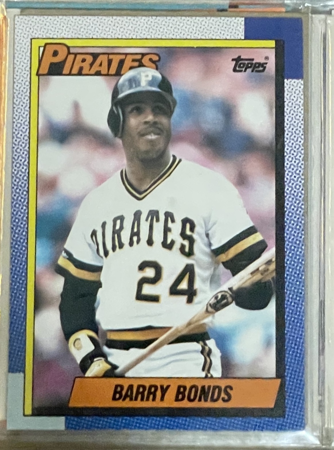 1990 Topps Baseball Barry Bonds #220 Base, Raw, front of the card